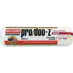 Wooster Brush - 1/2" Nap, 9" Wide Paint Roller - Semi-Rough Texture, Woven - Benchmark Tooling
