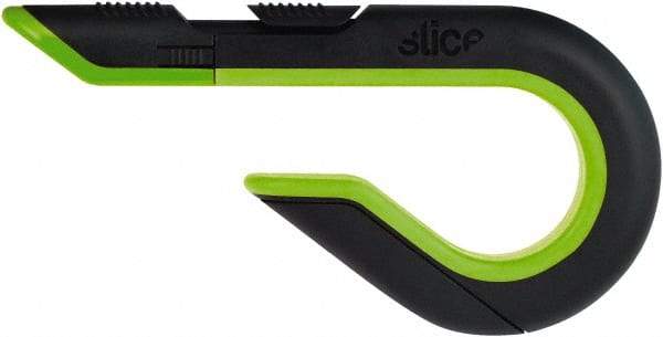 Slice - Retractable Utility Knife - Black & Green Non-Slip Comfort Handle, 1 Blade Included - Benchmark Tooling