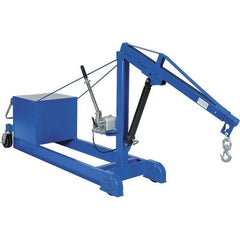 Vestil - 2,000 Lb Load Capacity, Steel Counter Balanced Floor Crane - 5' 17/64" Span - Benchmark Tooling