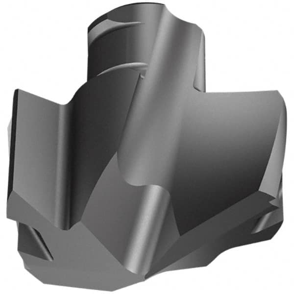 Iscar - Series ICP, 32.69mm Diam Grade IC908 Replaceable Drill Tip - Carbide, TiAlN/TiN Finish, 32 Seat Size - Benchmark Tooling