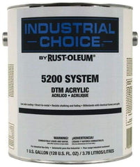 Rust-Oleum - 1 Gal White Semi Gloss Finish Acrylic Enamel Paint - Interior/Exterior, Direct to Metal, <250 gL VOC Compliance - Benchmark Tooling