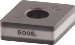 Iscar - CNMA432 Grade IC5005 Carbide Turning Insert - TiCN/Al2O3/TiN Finish, 80° Diamond, 1/2" Inscr Circle, 3/16" Thick, 1/32" Corner Radius - Benchmark Tooling