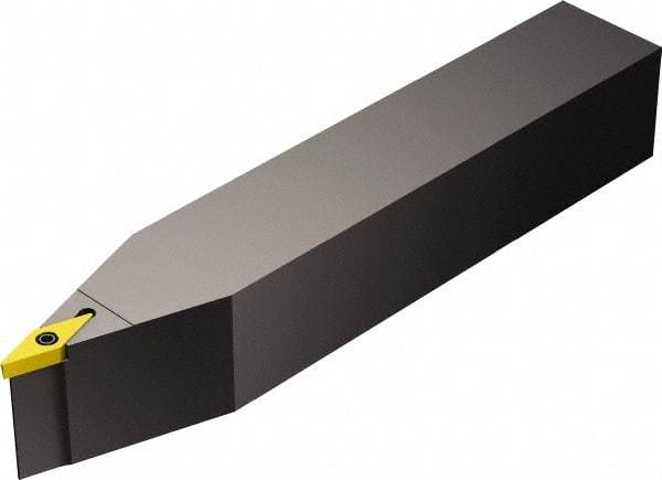 Sandvik Coromant - SVVB, Neutral Cut, 17.50° Lead Angle, 1/2" Shank Height x 1/2" Shank Width, Neutral Rake Indexable Turning Toolholder - 3-1/2" OAL, VBMT 11 02 04 Insert Compatibility, Series CoroTurn 107 - Benchmark Tooling