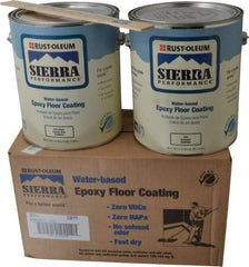 Rust-Oleum - 1 Gal Can Classic Gray Floor Coating - 230 to 340 Sq Ft/Gal Coverage - Benchmark Tooling