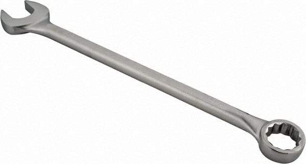 Proto - 55mm 12 Point Offset Combination Wrench - 15° Offset Angle, 28-3/4" OAL, Steel, Satin Finish - Benchmark Tooling