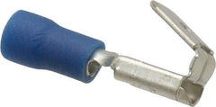 Thomas & Betts - 16 to 14 AWG, Vinyl, Fully Insulated, Piggyback Wire Disconnect - 1/4 Inch Wide Tab, Blue, RoHS Compliant, UL 94 V-0 - Benchmark Tooling