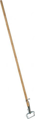 PRO-SOURCE - 60" Standard Wood Quick Connect Mop Handle - Metal Connector, Use with Wet Mops - Benchmark Tooling