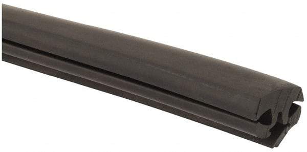 TRIM-LOK - 1.09 Wide x 25 Ft. Long, EPDM Rubber Locking Gasket - 1/4 Inch Panel Thickness, 1/4 Inch Window Panel Thickness - Benchmark Tooling