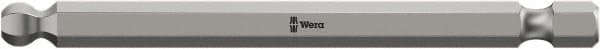 Wera - 3mm Hex Bit - 1/4" Hex Drive, 3-1/2" OAL - Benchmark Tooling