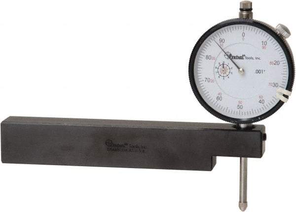 Moody Tools - 0.001" Graduation, 1" Max Meas, 0-100 Dial Reading, Dial Indicator & Base Kit - 0.001" Resolution - Benchmark Tooling