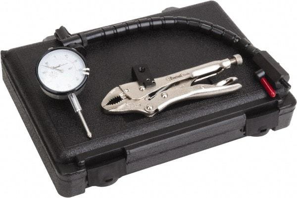 Moody Tools - 0.001" Graduation, 1" Max Meas, 0-100 Dial Reading, Dial Indicator & Base Kit - 0.001" Resolution - Benchmark Tooling