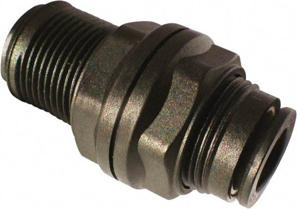 Legris - 6mm Outside Diam, Nylon Push-to-Connect Tube Bulkhead Union - 290 Max psi - Benchmark Tooling