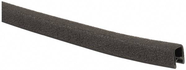 TRIM-LOK - 1/4 Inch Thick x 0.42 Wide x 100 Ft. Long, EPDM Rubber Edge Trim - Leather Texture - Benchmark Tooling