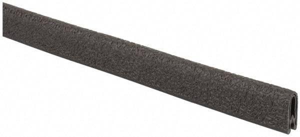 TRIM-LOK - 1/8 Inch Thick x 0.3 Wide x 25 Ft. Long, EPDM Rubber Edge Trim - Leather Texture - Benchmark Tooling
