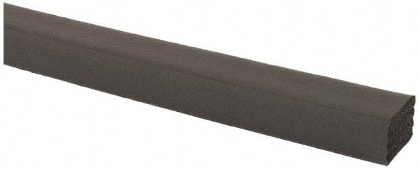 TRIM-LOK - 1/2 Inch Thick x 3/4 Wide x 100 Ft. Long, EPDM Rubber Rectangle Seal with Tape - Benchmark Tooling