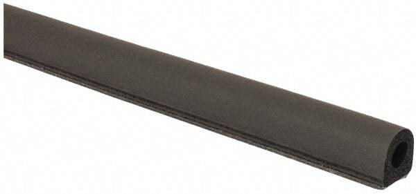 TRIM-LOK - 1/2 Inch Thick x 1/2 Wide x 100 Ft. Long, EPDM Rubber D Section Seal with Tape - Benchmark Tooling