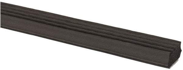 TRIM-LOK - 5/8 Inch Thick x 5/8 Wide x 100 Ft. Long, EPDM Rubber Ribbed Seal with Tape - Benchmark Tooling