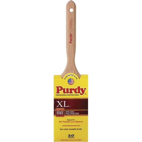 Purdy - 3" Flat Synthetic Trim Brush - Wood Fluted Handle - Benchmark Tooling