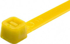 Value Collection - 9.8" Long Yellow Nylon Standard Cable Tie - 40 Lb Tensile Strength, 70mm Max Bundle Diam - Benchmark Tooling