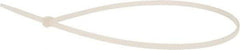 Value Collection - 14.6" Long Natural (Color) Nylon Standard Cable Tie - 40 Lb Tensile Strength, 106mm Max Bundle Diam - Benchmark Tooling