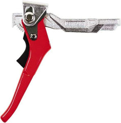 Bessey - 1,450 Lb Clamping Pressure, Steel, Ratcheting Handle, SLV Bar & Pipe Clamping Arm - 4-3/4" Throat Depth - Benchmark Tooling