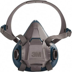 3M - Series 6500, Size L Half Mask Respirator - 4-Point Suspension, Bayonet Connection - Benchmark Tooling