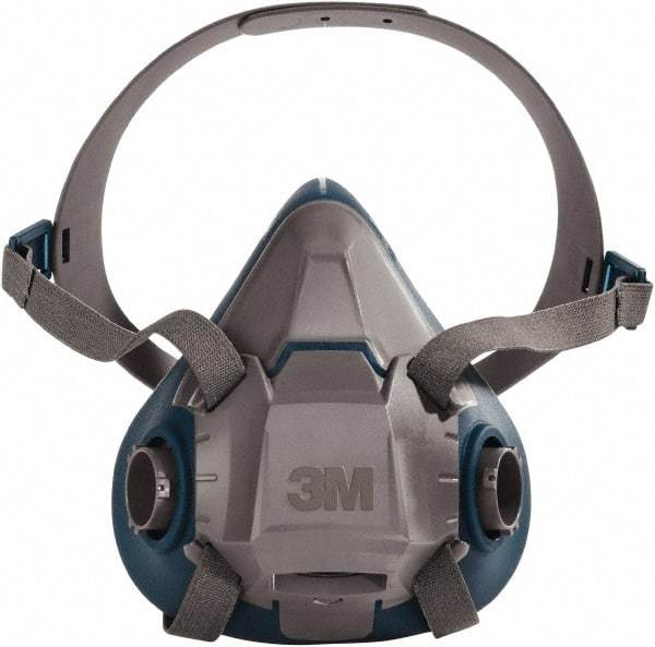 3M - Series 6500, Size S Half Mask Respirator - 4-Point Suspension, Bayonet Connection - Benchmark Tooling