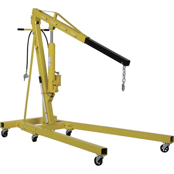 Vestil - 4,000 Lb Load Capacity, Steel Shop Crane - 5' 5/64" Span - Benchmark Tooling