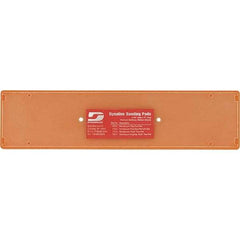 Dynabrade - 11 x 2-3/4" Rectangular Adhesive/PSA Backing Pad - File Board Sander Compatible, Screw Attachment, Nonvacuum Pad, 3/8" Thick, Medium Density - Benchmark Tooling