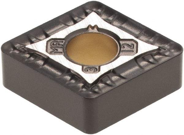 Kennametal - CNMG433 MR Grade KCM25 Carbide Turning Insert - TiN/MT/TiCN/Al2O3 Finish, 80° Diamond, 1/2" Inscr Circle, 3/16" Thick, 3/64" Corner Radius - Benchmark Tooling