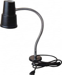 Value Collection - 120 VAC, 60 Watt, Gooseneck Machine Light - Magnetic Mount, 5 Ft. Cord, Black - Benchmark Tooling