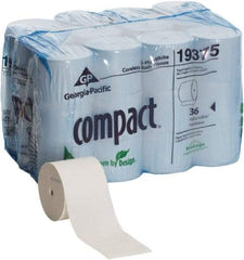 Georgia Pacific - 12,150' Roll Length x 4" Sheet Width, Coreless Roll Toilet Tissue - 1,000 Sheets per Roll, 2 Ply, White, Recycled Fiber - Benchmark Tooling