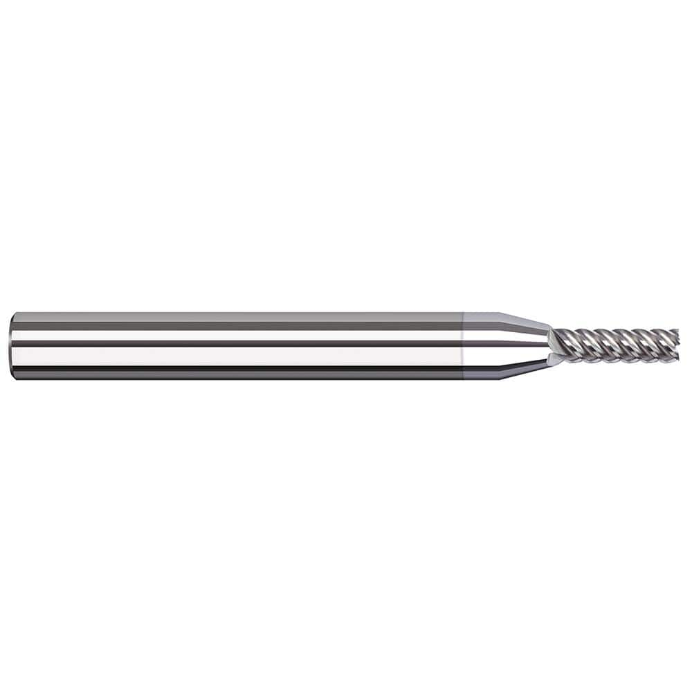 Square End Mill: 1/4'' Dia, 3/4'' LOC, 1/4'' Shank Dia, 2-1/2'' OAL, 5 Flutes, Solid Carbide Single End, TiB2 Finish, 50 ° Variable Helix, RH Cut, RH Flute