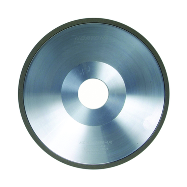 6 x 1 x 1-1/4" - 1/8" Abrasive Depth - 120 Grit - Type 12A2 Diamond Dish Wheel - Benchmark Tooling