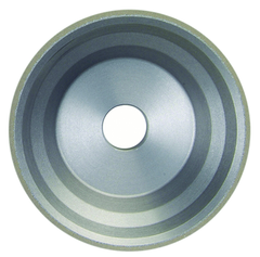 3-3/4 x 1-1/2 x 1-1/4" - 1/8" Abrasive Depth - 100 Grit - Type 11V9 CBN Flaring Cup Wheel - Benchmark Tooling