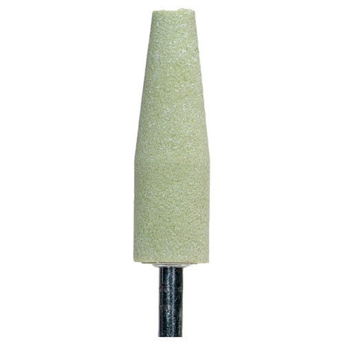 ‎3/4″ × 2-1/2″ 1/4″ Spindle Quantum Mounted Point A1 80 Grit Ceramic Alumina - Benchmark Tooling