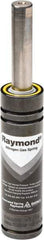Associated Spring Raymond - M6 Fill Port, M6 Mt Hole, 12mm Rod Diam, 24.9mm Diam, 10mm Max Stroke, Black Nitrogen Gas Spring Cylinder - 52mm Body Length, 62mm OAL, 360 psi Initial Charge - Benchmark Tooling