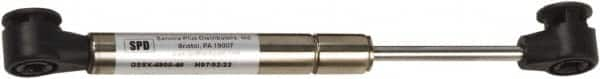 Associated Spring Raymond - 0.394" Rod Diam, 0.866" Tube Diam, 100 Lb Capacity, Gas Spring - Extension, 20.2" Extended Length, 7.91" Stroke Length, Metal Ball Socket, Uncoated Piston - Benchmark Tooling