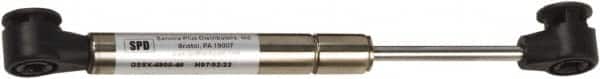 Associated Spring Raymond - 0.315" Rod Diam, 0.709" Tube Diam, 80 Lb Capacity, Gas Spring - Extension, 23" Extended Length, 9.84" Stroke Length, Composite Ball Socket, Uncoated Piston - Benchmark Tooling