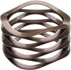 Associated Spring Raymond - 15.24mm ID x 22.23mm OD, Grade 17-7 PH Stainless Steel Multiwave Disc Spring - 0.38mm Thick, 10.59mm Overall Height, 3.53mm Deflection, 25 Lb at Deflection - Benchmark Tooling