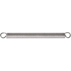 Associated Spring Raymond - 14mm OD, 136.61 N Max Load, 52.7mm Max Ext Len, Stainless Steel Extension Spring - Benchmark Tooling
