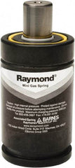 Associated Spring Raymond - M6 Fill Port, M6 Mt Hole, 11mm Rod Diam, 19mm Diam, 38mm Max Stroke, Black Nitrogen Gas Spring Cylinder - 68mm Body Length, 106mm OAL, 630 Lb Full Stroke Spring Force, 360 psi Initial Charge - Benchmark Tooling
