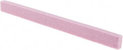 Made in USA - 80 Grit Aluminum Oxide Rectangular Polishing Stone - Very Soft Grade, 1/2" Wide x 6" Long x 1/4" Thick - Benchmark Tooling