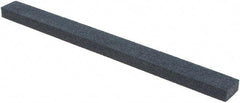Made in USA - 150 Grit Silicon Carbide Rectangular Polishing Stone - Medium Grade, 1/2" Wide x 6" Long x 1/4" Thick - Benchmark Tooling