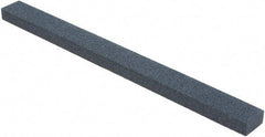 Made in USA - 180 Grit Silicon Carbide Rectangular Polishing Stone - Medium Grade, 1/2" Wide x 6" Long x 1/4" Thick - Benchmark Tooling