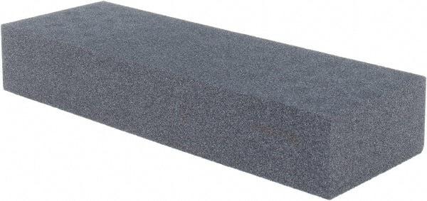 Made in USA - 6" Long x 2" Wide x 1" Thick, Silicon Carbide Sharpening Stone - Rectangle, 120 Grit, Coarse Grade - Benchmark Tooling