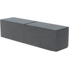 Made in USA - 80 Grit Silicon Carbide Rectangular Roughing Stone - Hard Grade, 2" Wide x 8" Long x 2" Thick - Benchmark Tooling