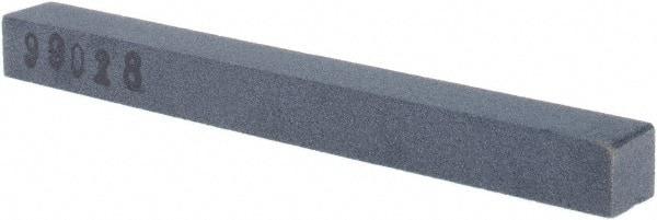 Made in USA - 3/8" Wide x 4" OAL x 3/8" Thick, Silicon Carbide Sharpening Stone - Square, Fine Grade, 280 Grit - Benchmark Tooling