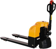 Vestil - 3,300 Lb Capacity, 7.78" Lift Electric Pallet Truck - 3.2" Min Lift Height, 48" Fork Length x 6-1/4" Fork Width, 28" Overall Width - Benchmark Tooling