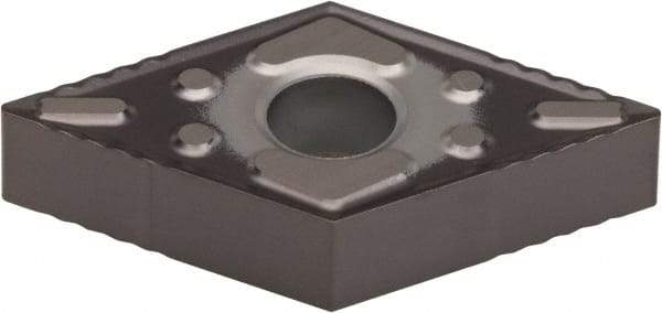 Kennametal - DNMG431 14 Grade KCU10 Carbide Turning Insert - AlTiN Finish, 55° Diamond, 1/2" Inscr Circle, 3/16" Thick, 1/64" Corner Radius - Benchmark Tooling